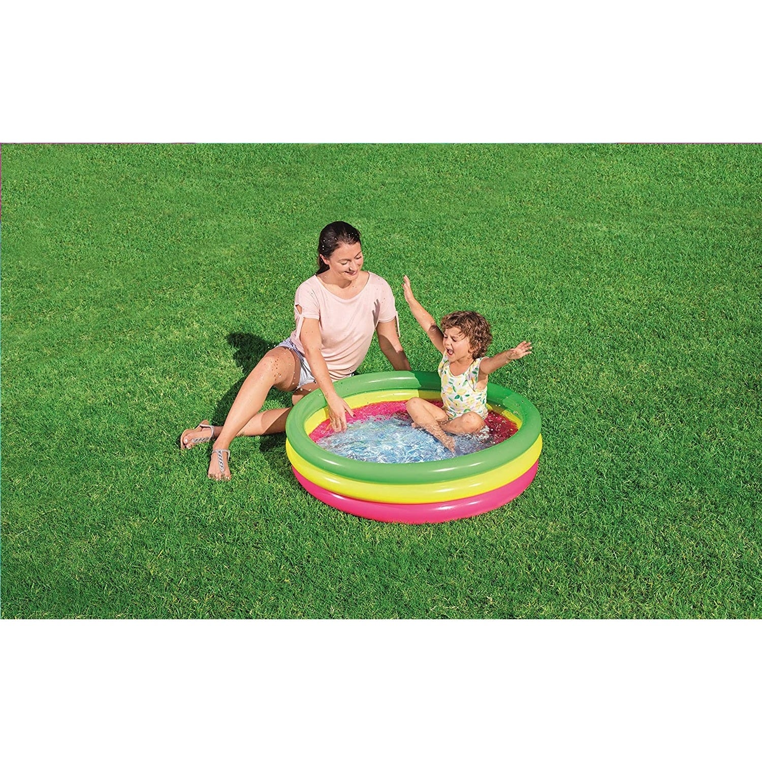 PISCINA SUMMER COLOR D.102XH25CM 3 ANELLI