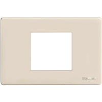 PLACCA MAGIC 2 POSTI CENTRATI AVORIO