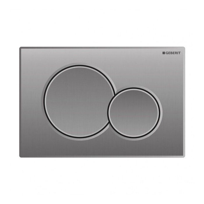 PLACCA CROMATA SIGMA 2 TASTI PER CASSETTA UNICA+