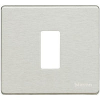 PLACCA MAGIC 1 POSTO ALLUMINIO OXIDAL