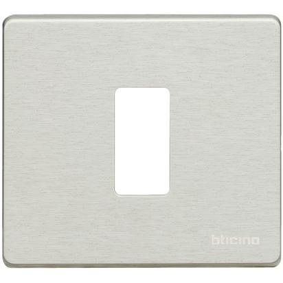 PLACCA MAGIC 1 POSTO ALLUMINIO OXIDAL