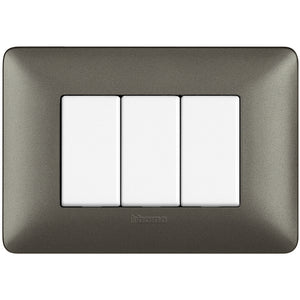 PLACCA MATIX 3 POSTI IRON