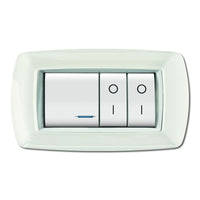 PLACCA MYLIFE 4 MODULI BIANCO