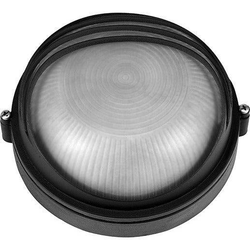 PLAFONIERA BRAMANTE E27 D.19XH10CM NERA IP44