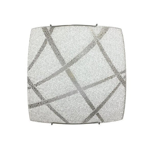 PLAFONIERA CLOE 30X30CM 1XE27 BIANCA