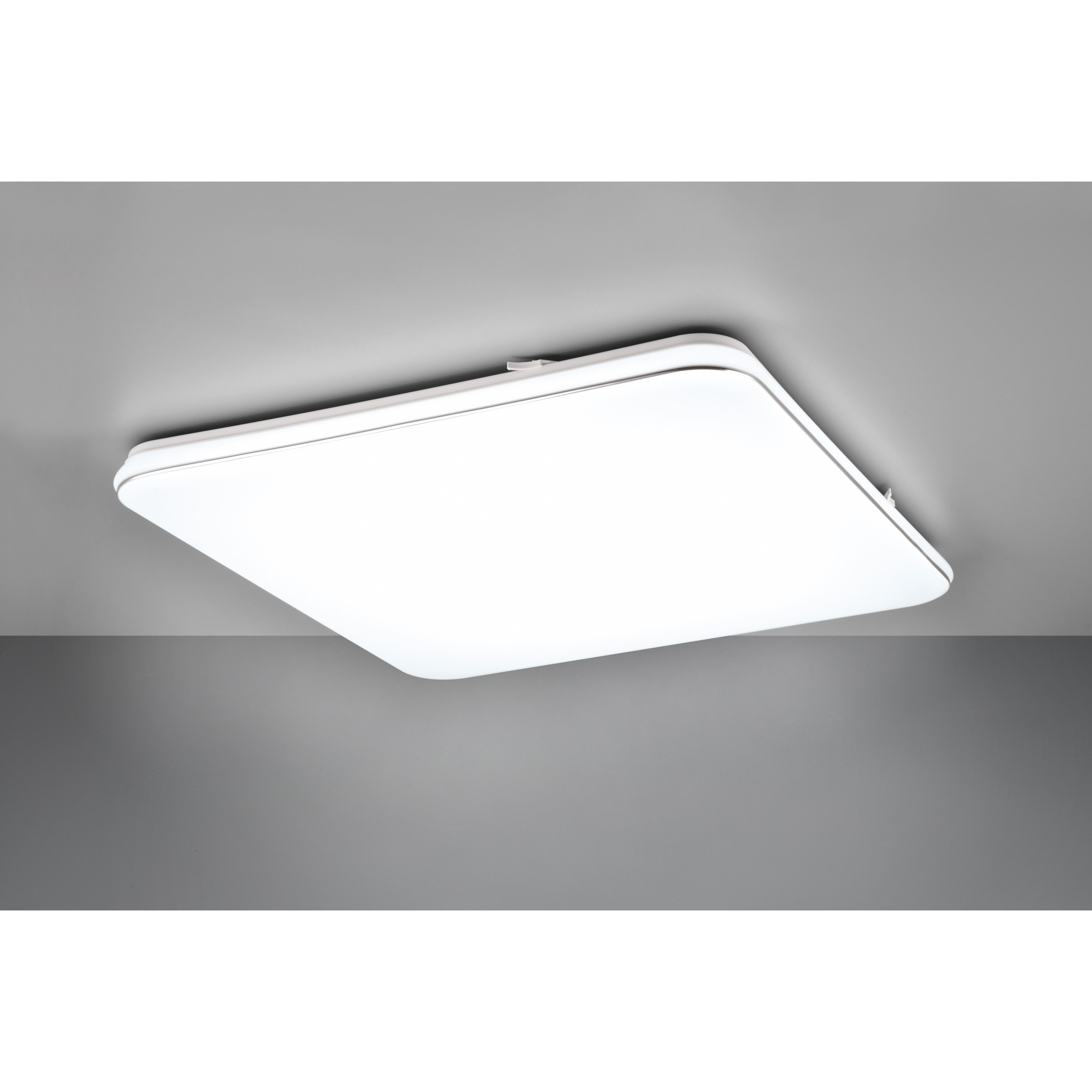 PLAFONIERA LED BLANCA 46W 53X53CM 4000K BIANCA.