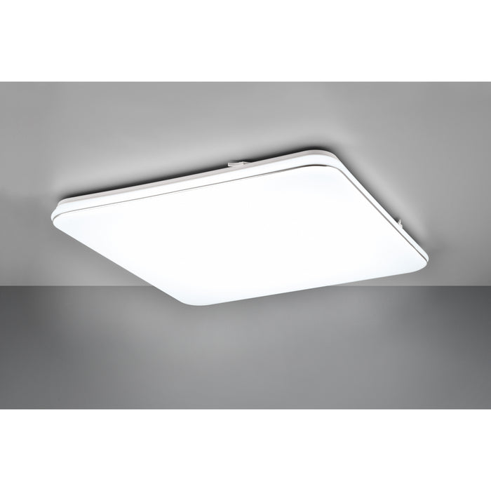 PLAFONIERA LED BLANCA 46W 53X53CM 4000K BIANCA.