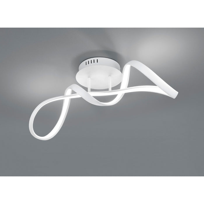 PLAFONIERA LED PERUGIA DIMMERABILE 28W COLORE BIANCO CM.60X18