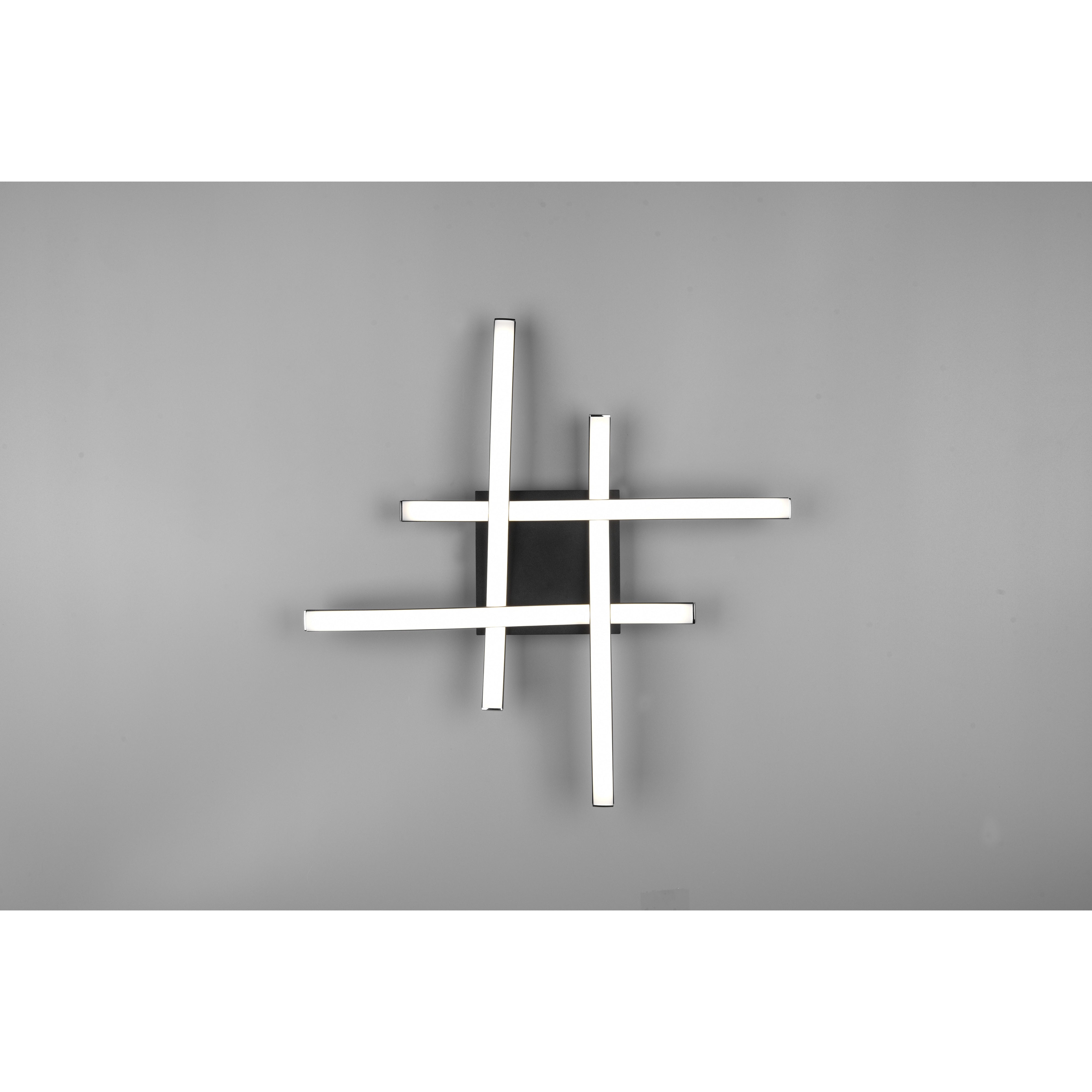 PLAFONIERA LED ROUTE 45W 46X46CM 4000K ANTRACITE