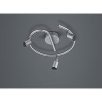 PLAFONIERA PARIS 3 SPOT GU10 D.26X13CM TITANIO