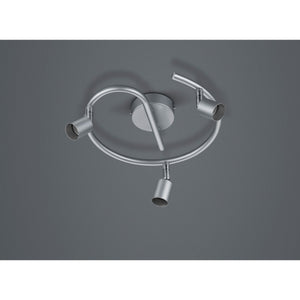 PLAFONIERA PARIS 3 SPOT GU10 D.26X13CM TITANIO