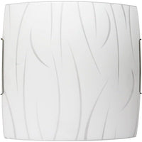 PLAFONIERA SIMONE E27 30X30CM BIANCA A FILI