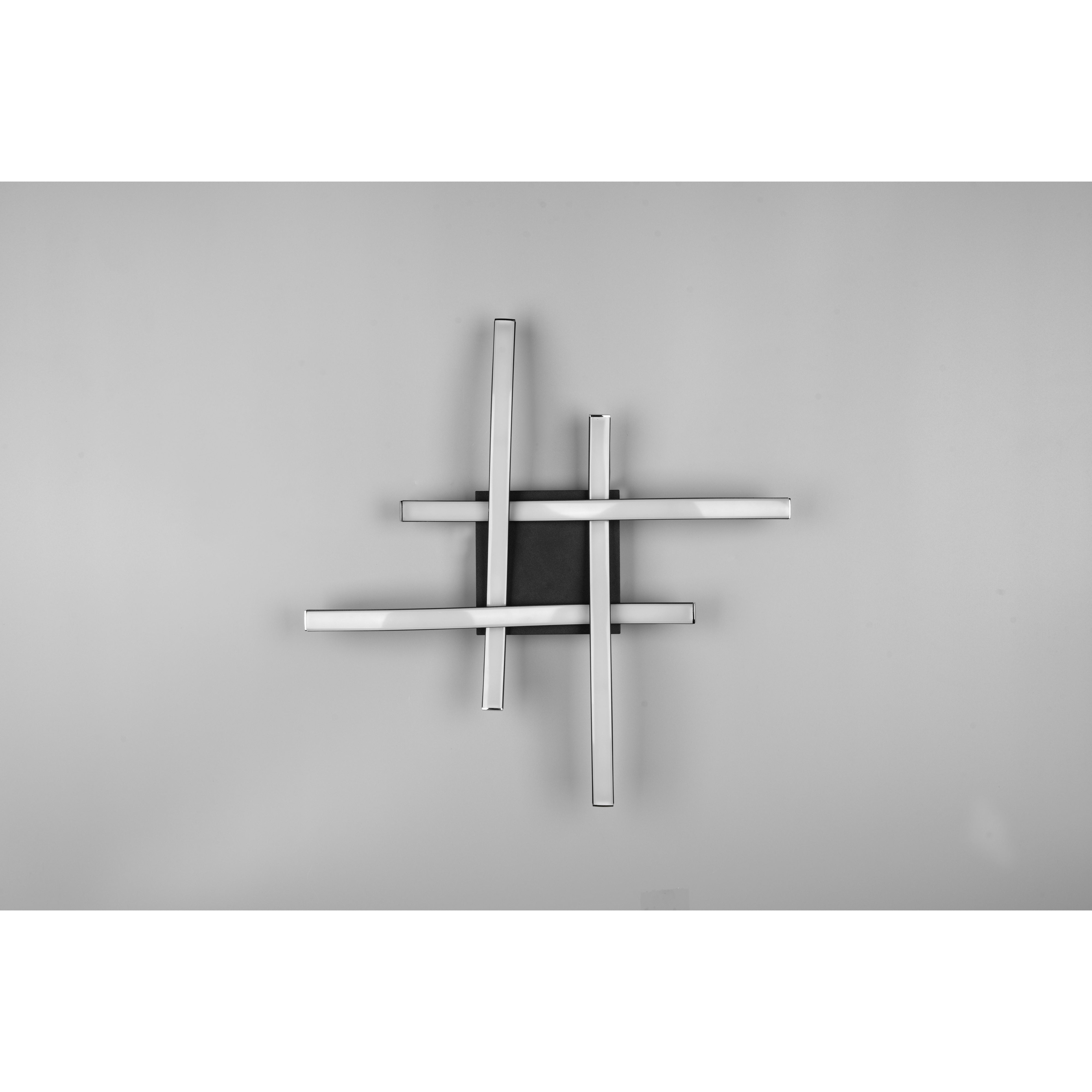 PLAFONIERA LED ROUTE 45W 46X46CM 4000K ANTRACITE