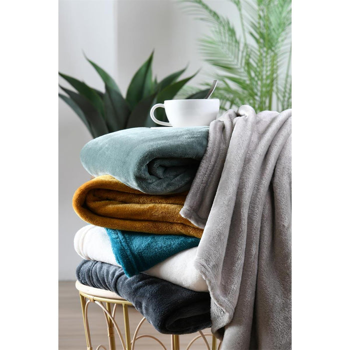 PLAID STANFORD ECRÙ 130X160CM.