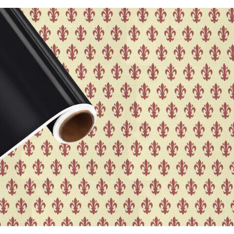 PLASTICA ADESIVA 45X200CM DECORI GIGLIO ROSSO