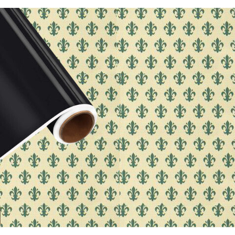 PLASTICA ADESIVA 45X200CM DECORI GIGLIO VERDE