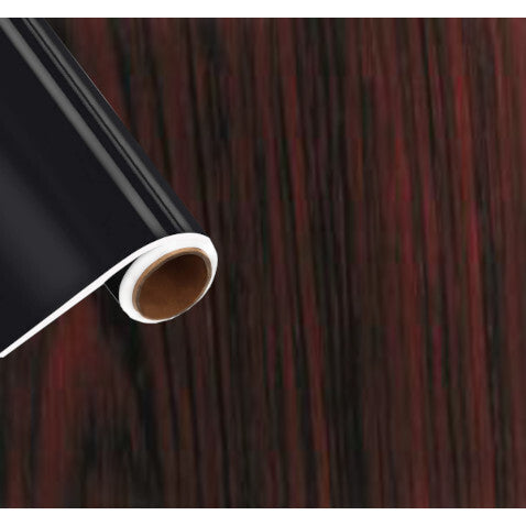 PLASTICA ADESIVA 45X200CM LEGNO ROVERE ROSSO