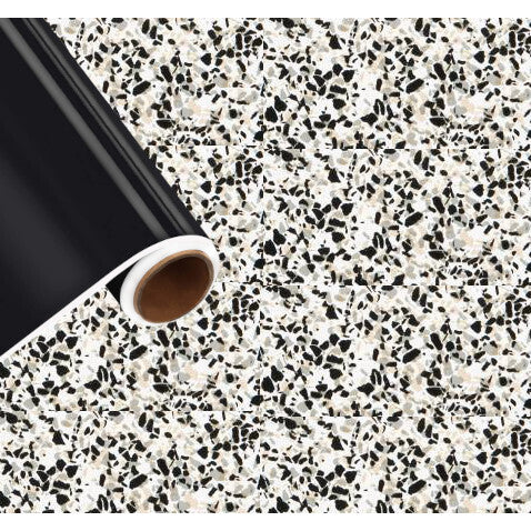 PLASTICA ADESIVA 45X200CM MARMO GRANITO GRIGIO