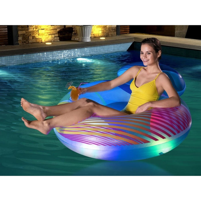 POLTRONA GONFIABILE FASHION MULTICOLOR 118X118CM