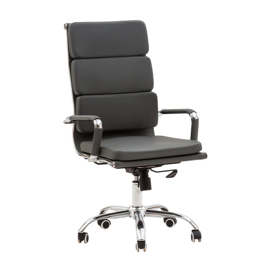 POLTRONA PRESIDENZIALE PLATINUM 55X65XH119CM NERA