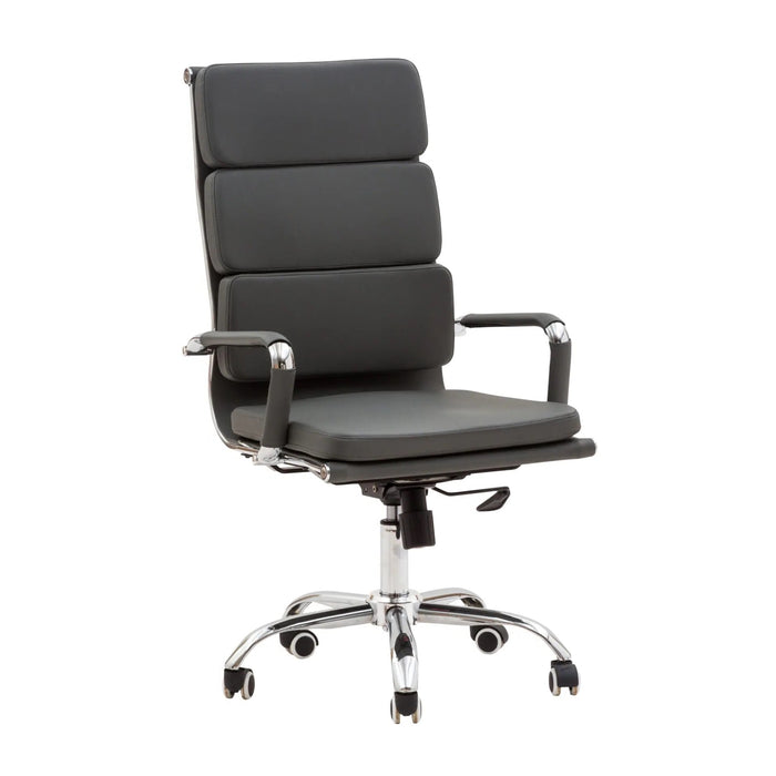 POLTRONA PRESIDENZIALE PLATINUM 55X65XH119CM NERA