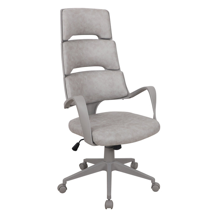 POLTRONA PRESIDENZIALE KENNEDY GRIGIO CHIARO IN EC