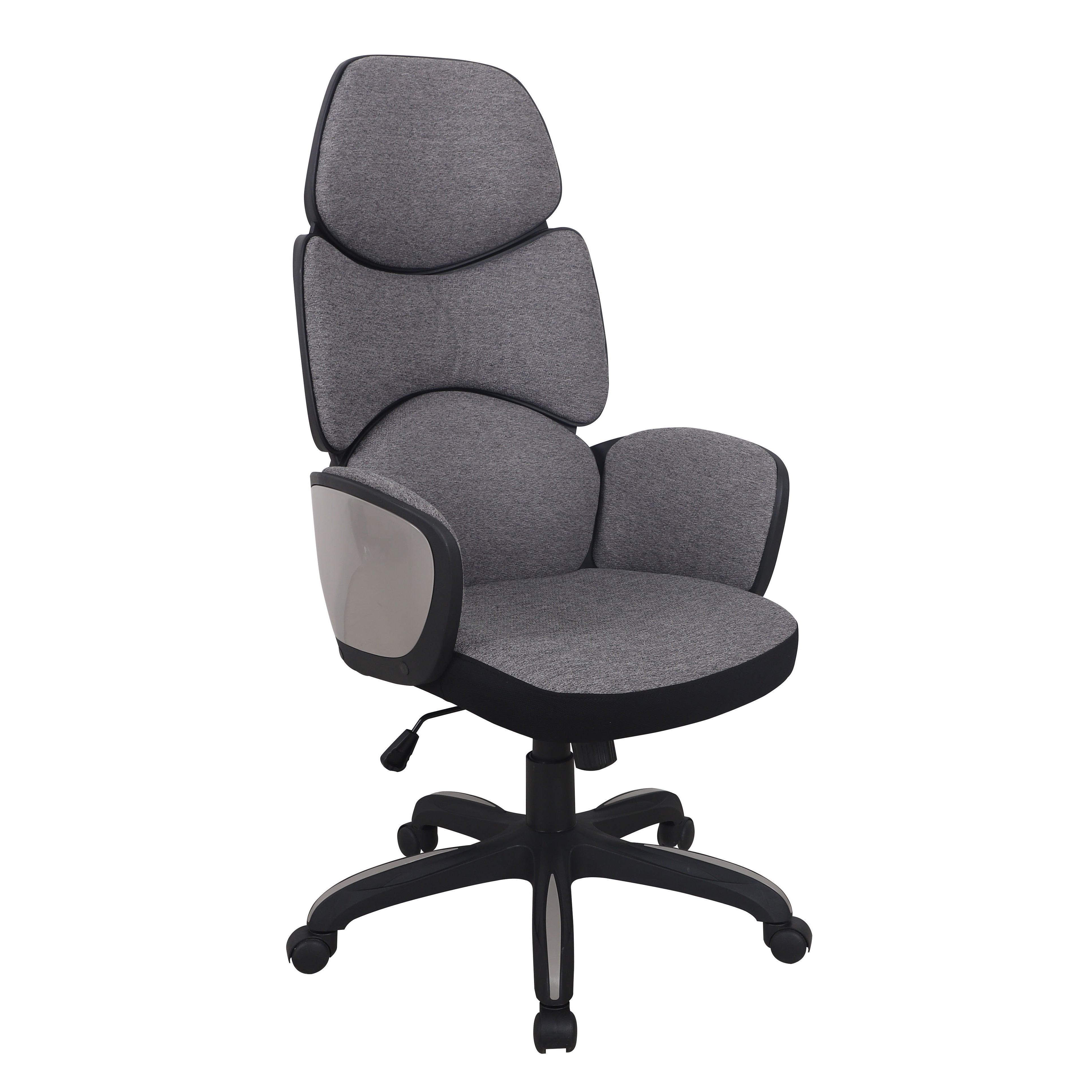 POLTRONA PRESIDENZIALE LINCOLN GRIGIA IN TESSUTO