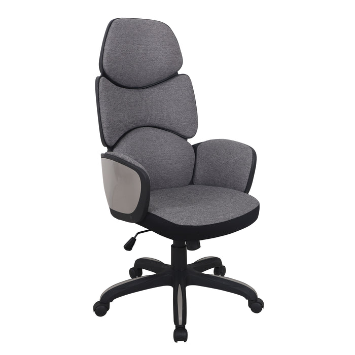 POLTRONA PRESIDENZIALE LINCOLN GRIGIA IN TESSUTO