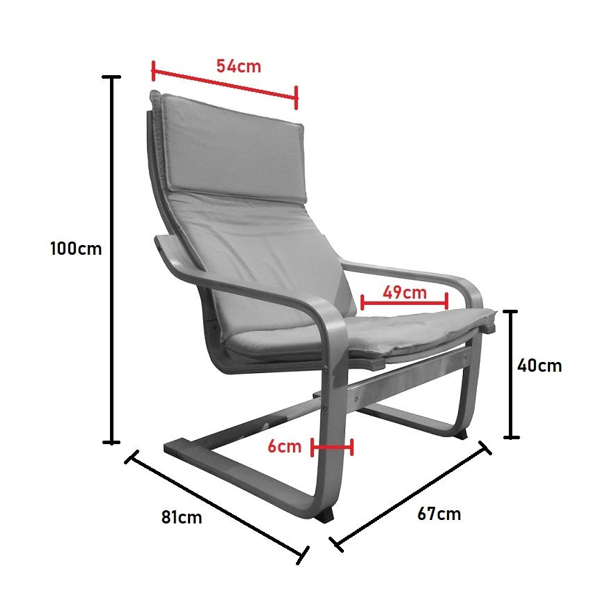 POLTRONA DONDOLO COLUMBIA 67X86XH102CM BEIGE