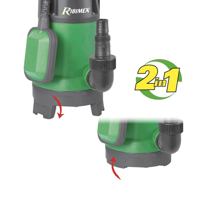 POMPA SOMMERSA 750W ACQUE SCURE E CHIARE