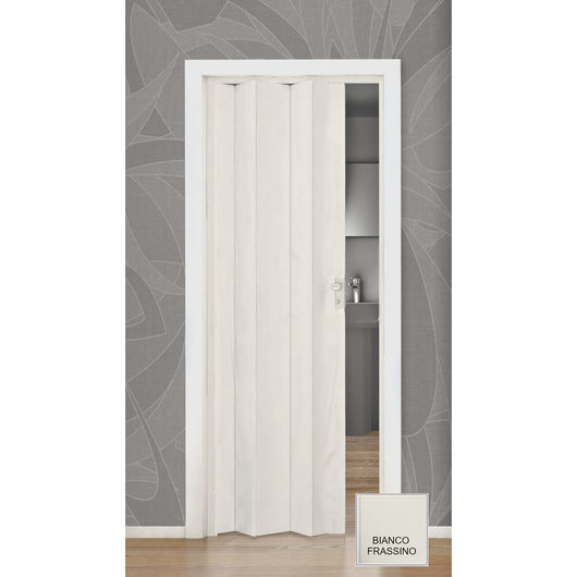 PORTA A SOFFIETTO MAYA 83XH214CM BIANCO FRASSINO S