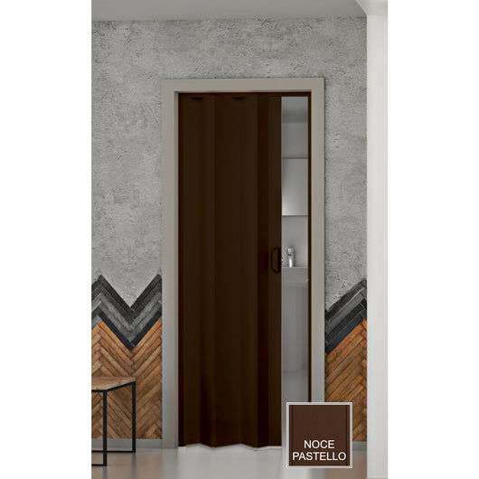 PORTA A SOFFIETTO MONICA 83XH214CM NOCE PASTELLO I