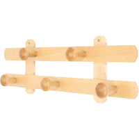 PORTABITI 5 POSTI 59X9XH18CM LEGNO COLOR FRASSINO