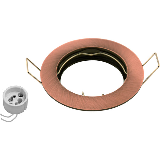 PORTAFARETTO FISSO ROTONDO D.8CM RAME