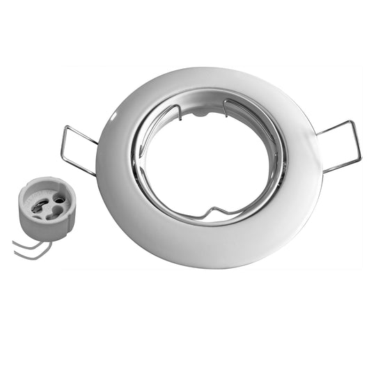 PORTAFARETTO ORIENTABILE D.8CM BIANCO OPACO