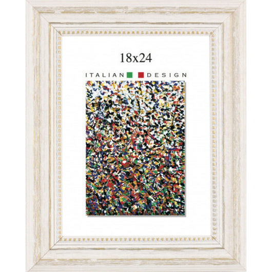 PORTAFOTO COUNTRY BIANCO 18X24