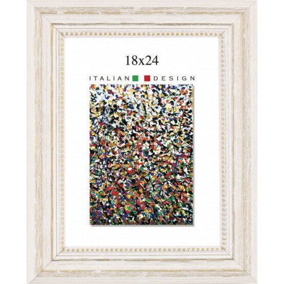 PORTAFOTO COUNTRY BIANCO 18X24