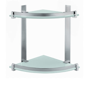 MENSOLA DOCCIA CLOUD 26X26XH30CM 2 RIPIANI ANGOLO