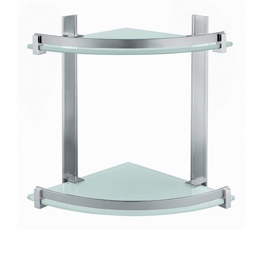 MENSOLA DOCCIA CLOUD 26X26XH30CM 2 RIPIANI ANGOLO