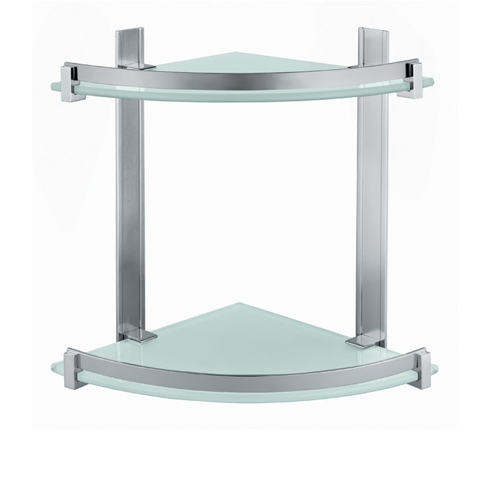 MENSOLA DOCCIA CLOUD 26X26XH30CM 2 RIPIANI ANGOLO