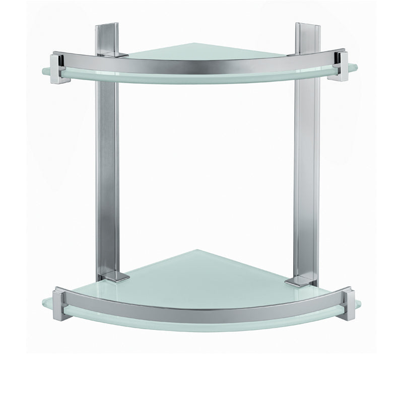 MENSOLA DOCCIA CLOUD 26X26XH30CM 2 RIPIANI ANGOLO