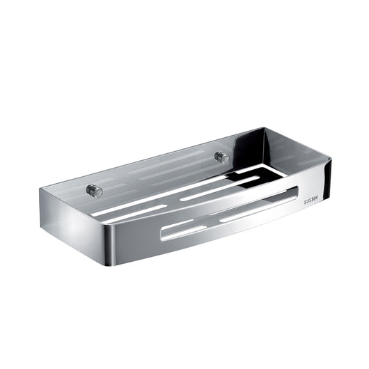 MENSOLA NERVA 30CM RETTENGOLARE IN ACCIAIO