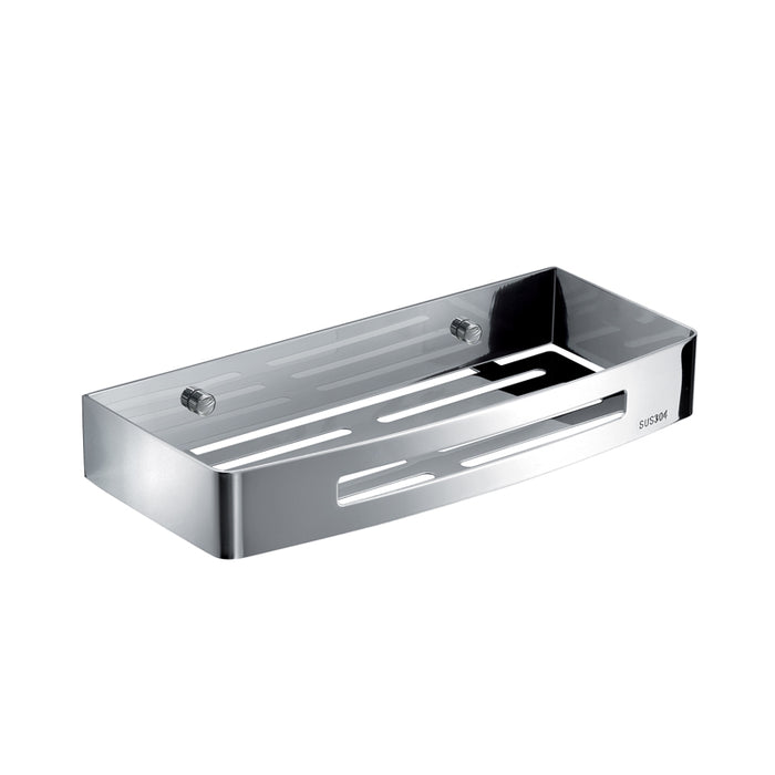 MENSOLA NERVA 30CM RETTENGOLARE IN ACCIAIO