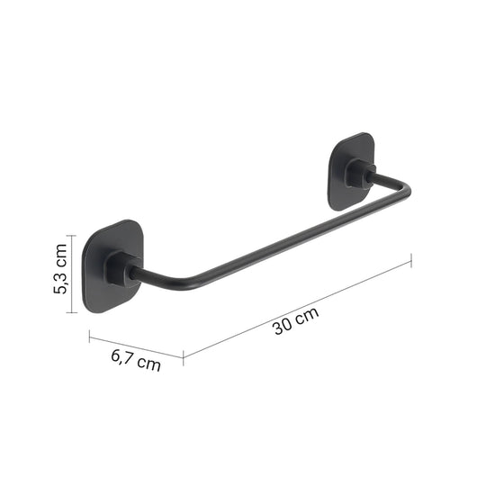 PORTASALVIETTE TEIDE 30CM NERO MATT.