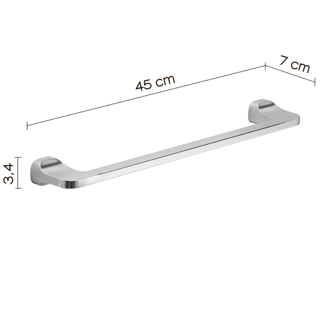 PORTASALVIETTE STELVIO 45CM CROMO.