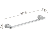 PORTASALVIETTE STELVIO 45CM CROMO.
