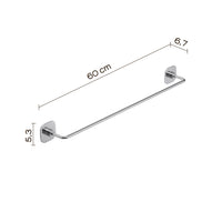 PORTASALVIETTE TEIDE 60CM CROMO.