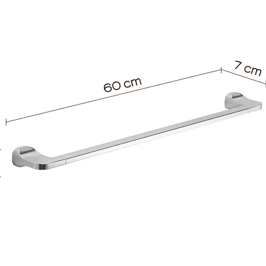 PORTASALVIETTE STELVIO 60CM CROMO.