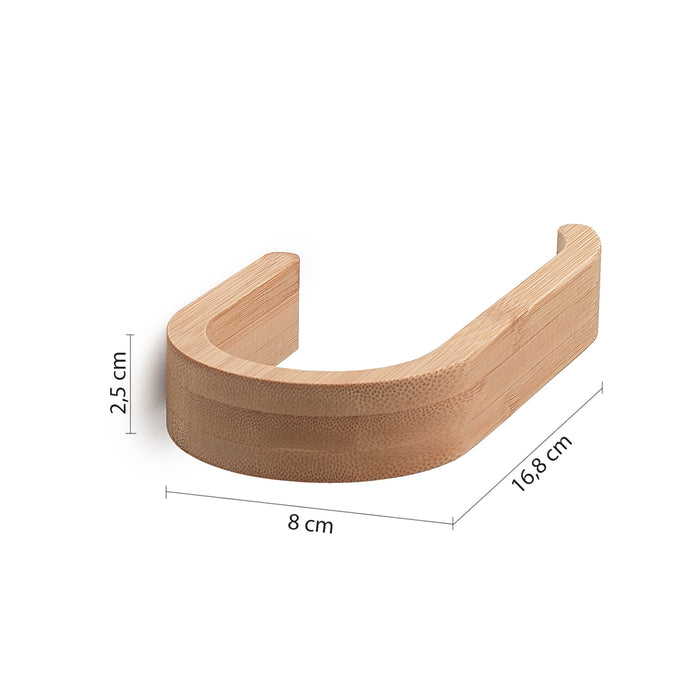 PORTAROTOLO HIMALAYA 17X8XH2,5CM IN BAMBU.