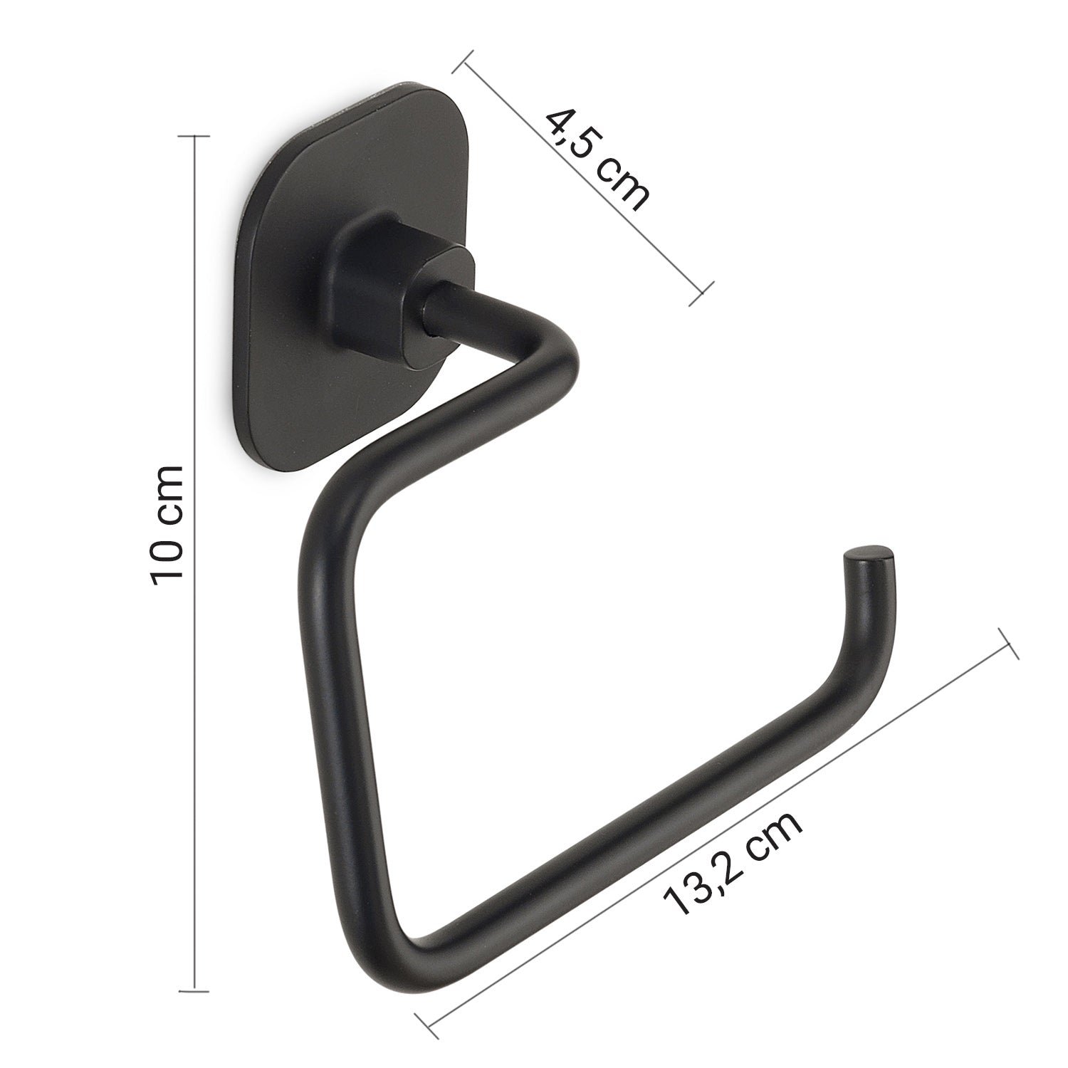 PORTAROTOLO TEIDE 13XH10CM NERO MATT.